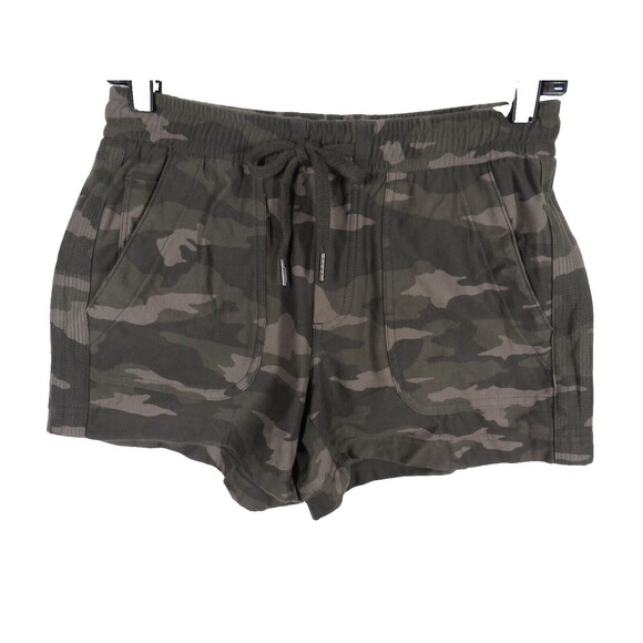 Athleta Pants - Athleta Farallon Camo Print Pull On Shorts With Pockets Size 0